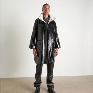 Stand Studio black & white Vanessa parka